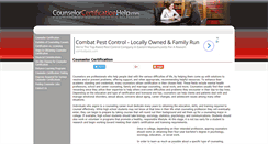 Desktop Screenshot of counselorcertificationhelp.com